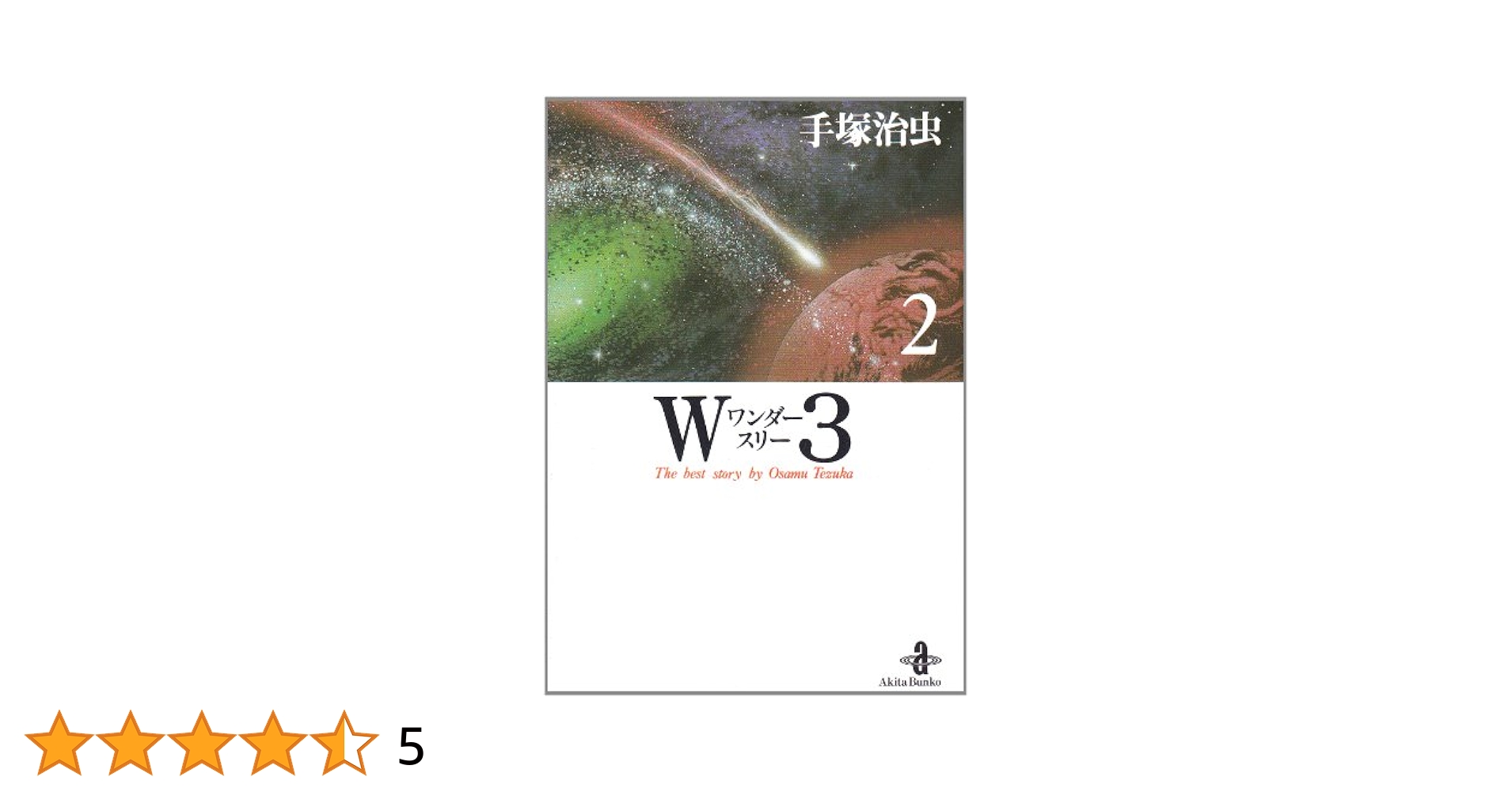 W3 ワンダースリー全２巻／手塚治虫•秋田書店サンデー・コミックス★最高傑作❣️ W3 （ワンダースリー）第2巻（最終巻） 手塚治虫 秋田書店